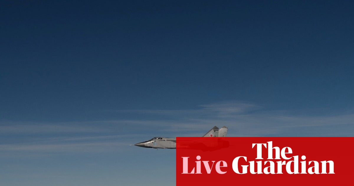 Russian violation of Estonian airspace brings region ‘closer to conflict’, foreign minister says – Europe live | Russia