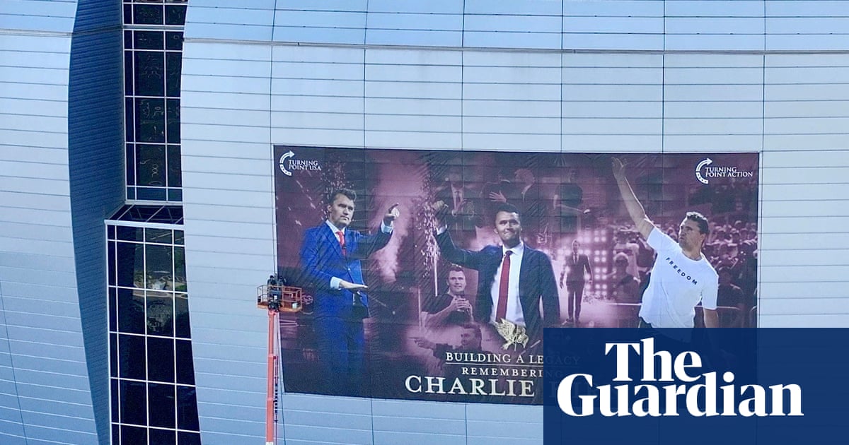 Thousands gather at Charlie Kirk memorial in Arizona where Trump to pay tribute to slain organizer | Charlie Kirk shooting