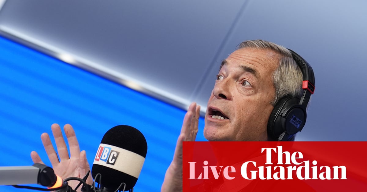 Royal Parks say no evidence to back Nigel Farage’s claim that migrants are eating their swans – UK politics live | Politics