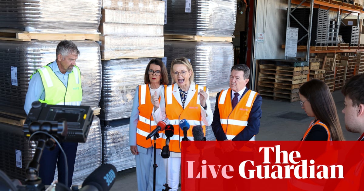 Australia news live: PM takes aim at Ley over climate target comment; NSW Greens push for laws to keep cats inside | Australia news