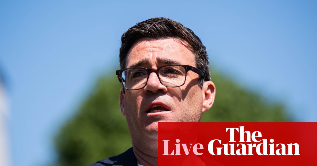 Burnham claims he is ‘completely committed’ to his Greater Manchester mayoral job – UK politics live | Politics