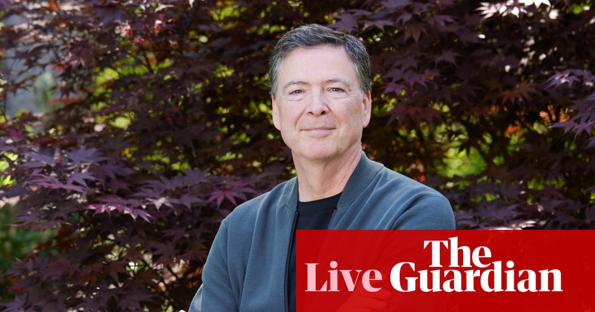 Former FBI director James Comey expected to be indicted on criminal charges, reports say – US politics live | US news