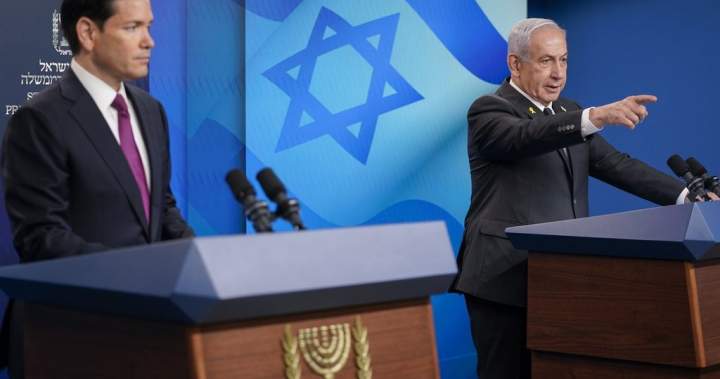 Israel, U.S. show unity as other allies condemn attack on Qatar – National