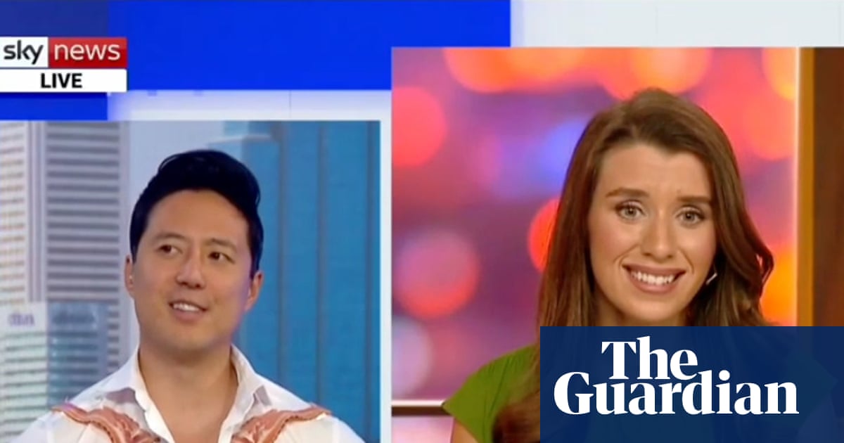 Sky News Australia staffer helped arrange bacon on guest’s shirt before offensive anti-Islam interview | Sky News Australia