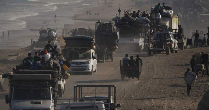 Israel opens new temporary route out of Gaza City as death toll rises – National