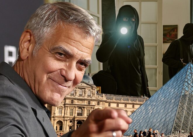 George Clooney Jokes He’s ‘Proud’ of Thieves Who Robbed Louvre