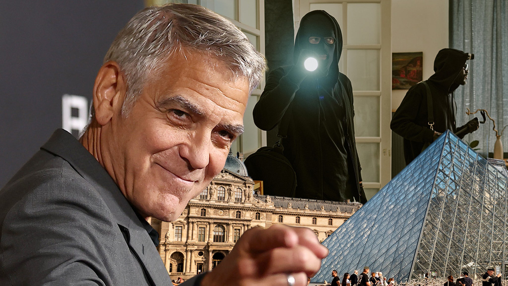 George Clooney Jokes He’s ‘Proud’ of Thieves Who Robbed Louvre