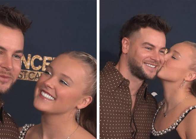 JoJo Siwa and Chris Hughes All Over Each Other During Red Carpet Debut