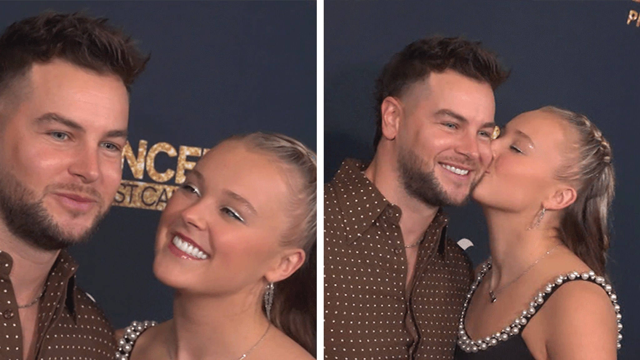 JoJo Siwa and Chris Hughes All Over Each Other During Red Carpet Debut