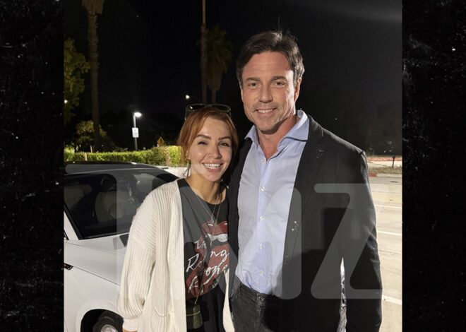 Aaron Phypers Smiles With Woman After Bonding Out of Jail