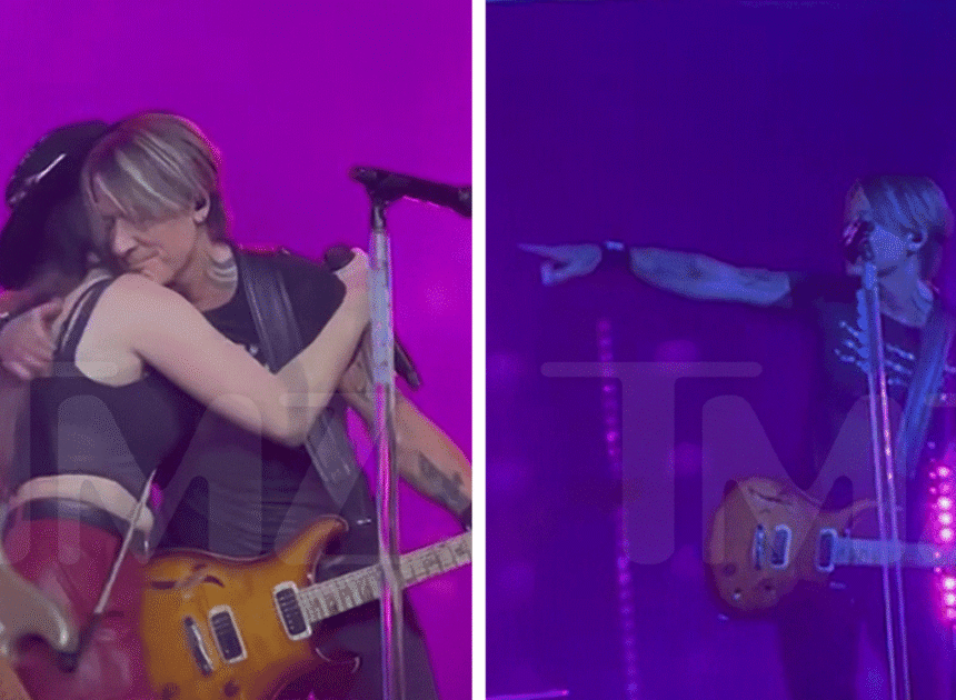 Keith Urban Points at Maggie Baugh Onstage During ‘Love You’ Lyric Change