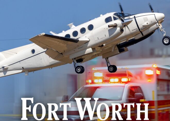 Plane Crashes In Fort Worth, Multiple Trucks on Fire