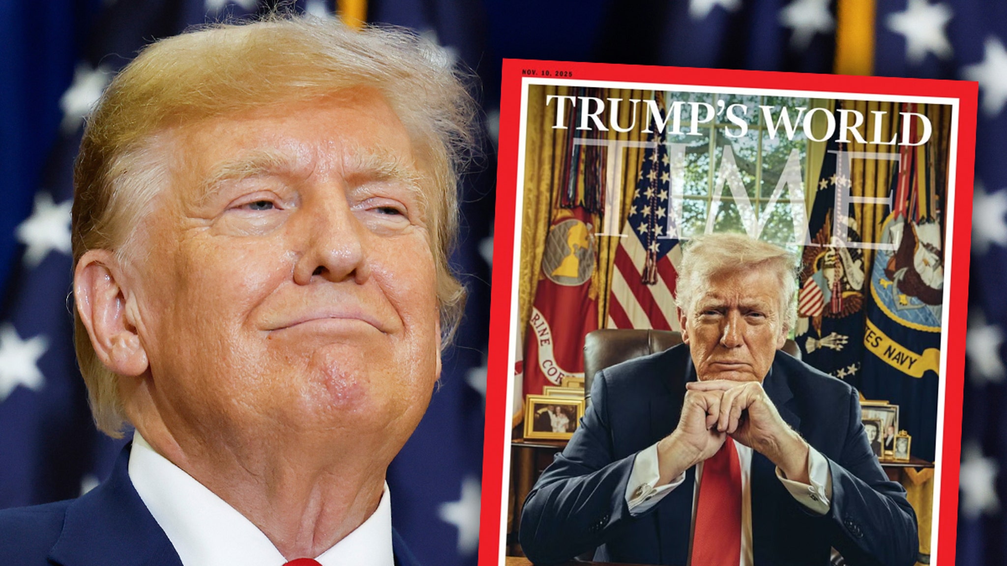 TIME Magazine Releases New Donald Trump Cover After Photo Backlash