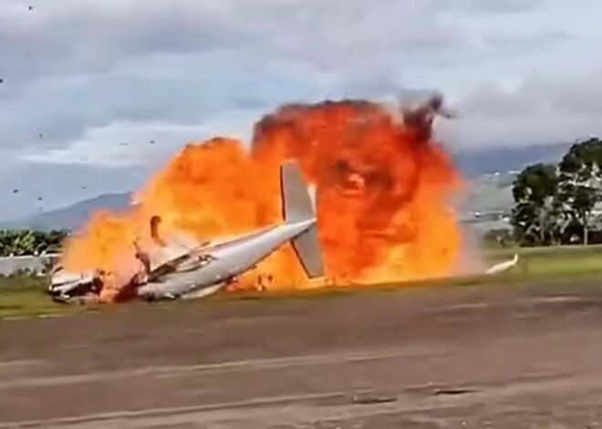 Plane Crashes, Explodes Immediately After Takeoff, on Camera
