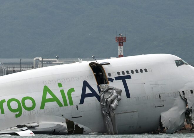 2 Dead After Cargo Plane Veers Off Runway at Hong Kong Airport