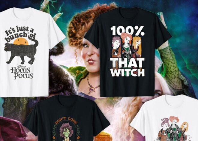 It’s Just a Bunch of Hocus Pocus Tees for Halloween