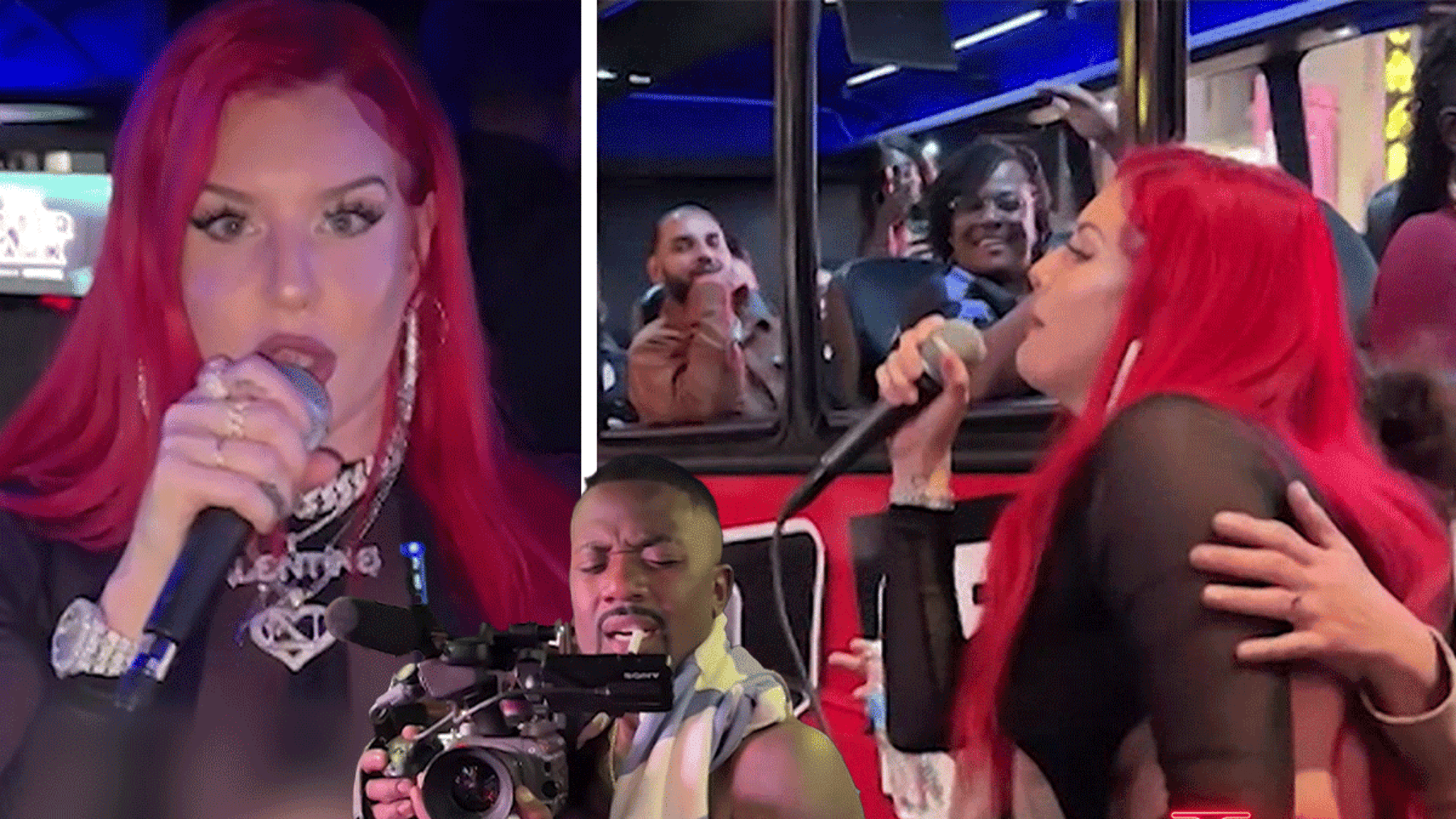 Justina Valentine Freestyles, Turns It Up On ‘TMZ After Dark’ Tour