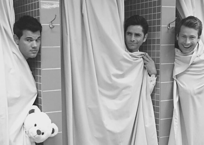 Glen Powell’s Birthday Gets Steamy Thanks to John Stamos’ Naked Tribute