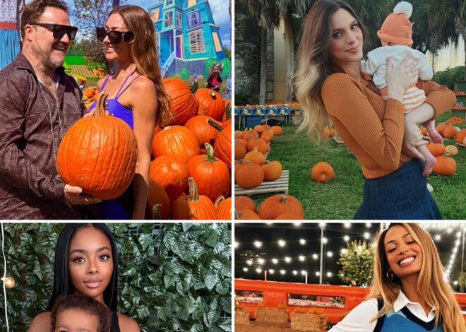 Celebrity Pumpkin Photos 2025 … It’s A Gourd Ole’ Time!