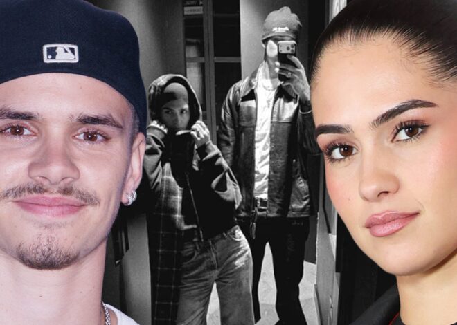 Romeo Beckham Shares Pic with Ex Kim Turnbull on Instagram