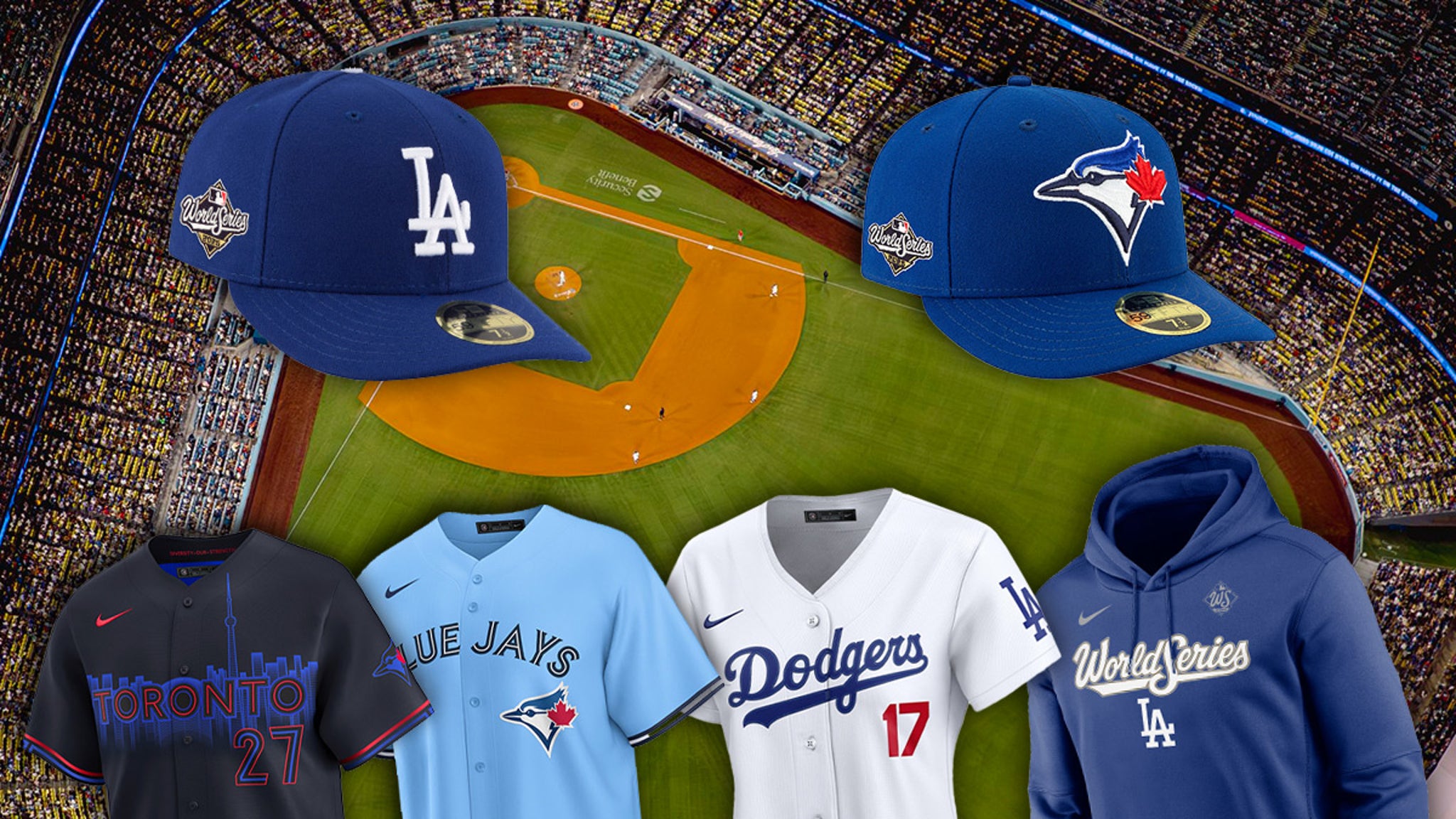 2025 World Series Merch to Show Your Dodgers or Blue Jays Pride
