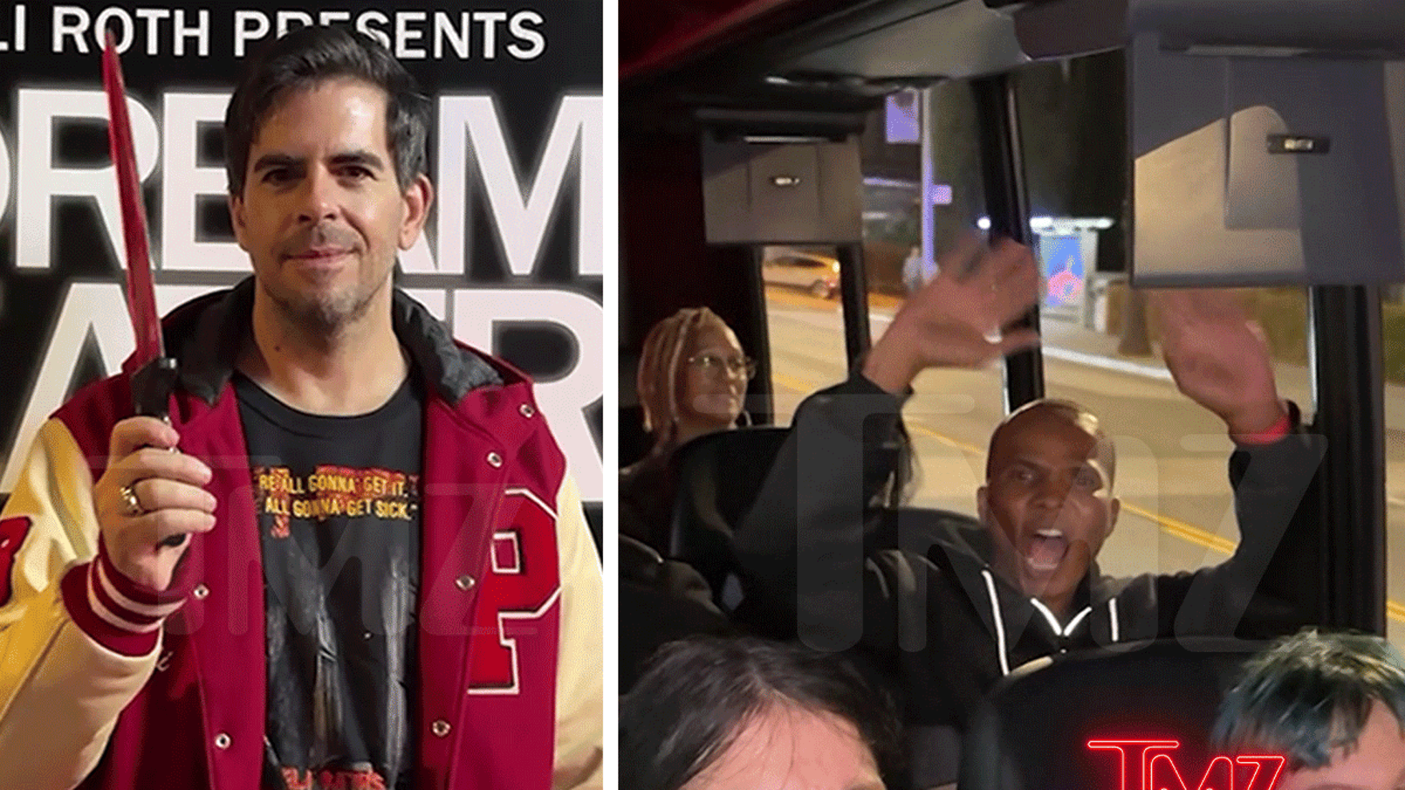 Eli Roth Hosts TMZ’s ‘After Dark’ Tour on Same Day New Movie ‘Dream Eater’ Comes Out