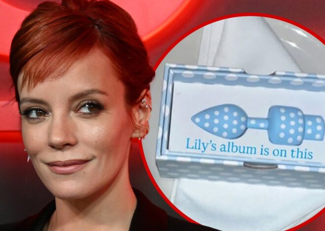 Lily Allen Gives Out Butt Plugs to Celebrate New Album at Launch Party