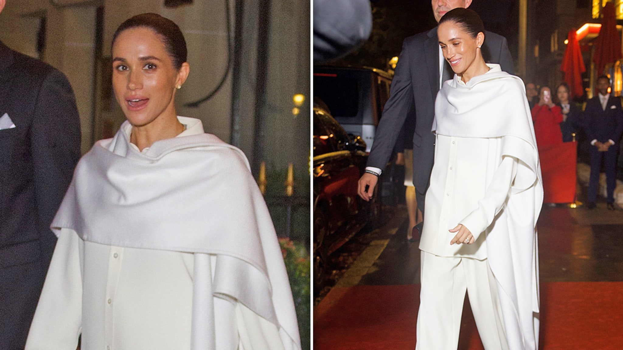 Meghan Markle Makes Paris Fashion Week Debut In Balenciaga