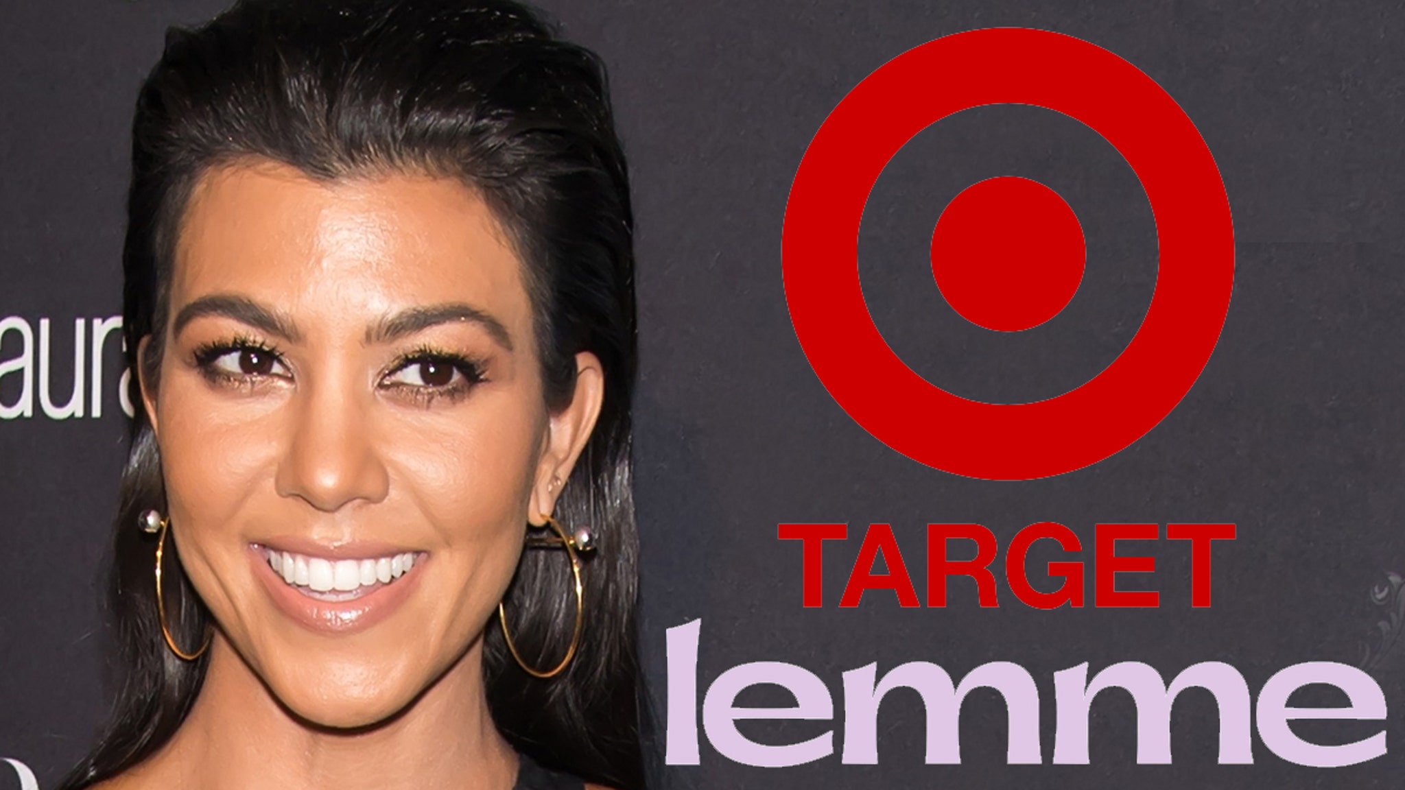 Kourtney Kardashian Films Christmas Shoot at Target