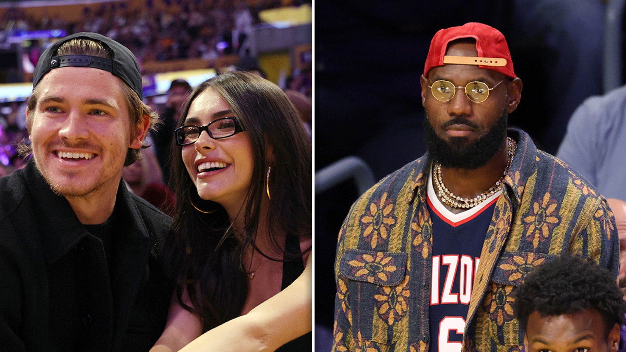 Chargers QB Justin Herbert Saves Madison Beer From Basketball at Lakers Game