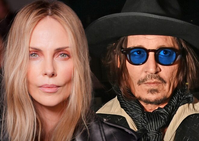 Charlize Theron Seemingly Gives Cold Shoulder to Johnny Depp at Dior Show