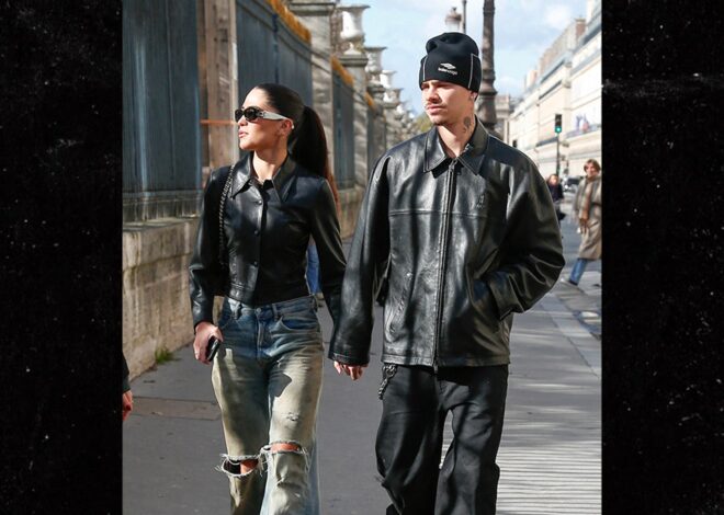 Romeo Beckham and Kim Turnbull Hold Hands in Paris