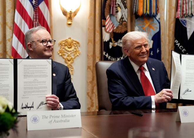 Trump, Albanese sign $8.5B rare earths deal to counter China dependence