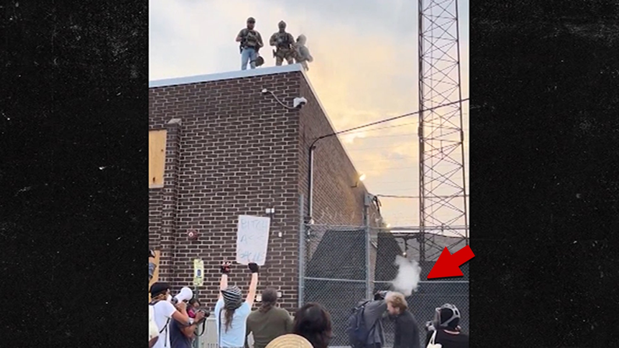 ICE Agents Shoot Chicago Priest in Head With Pepper Ball, on Video