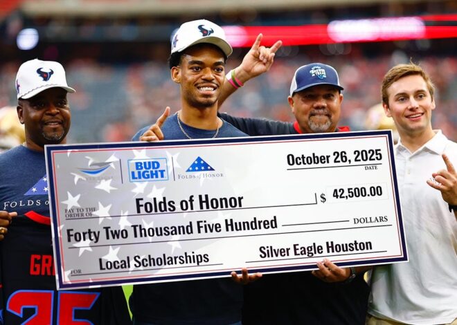 Anheuser-Busch donates to Folds of Honor during NFL and World Series events