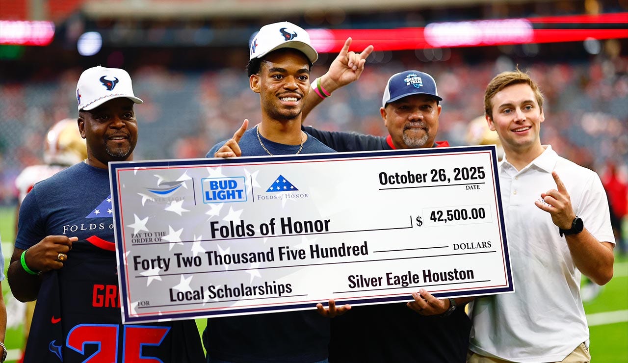 Anheuser-Busch donates to Folds of Honor during NFL and World Series events