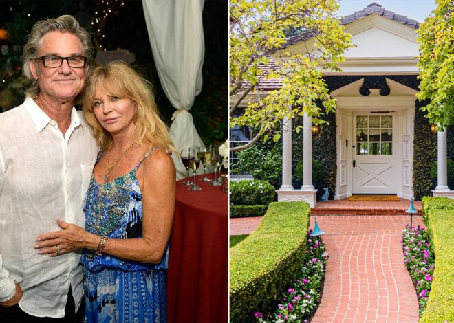 Kurt Russell and Goldie Hawn’s former LA home lists for $13.4 million