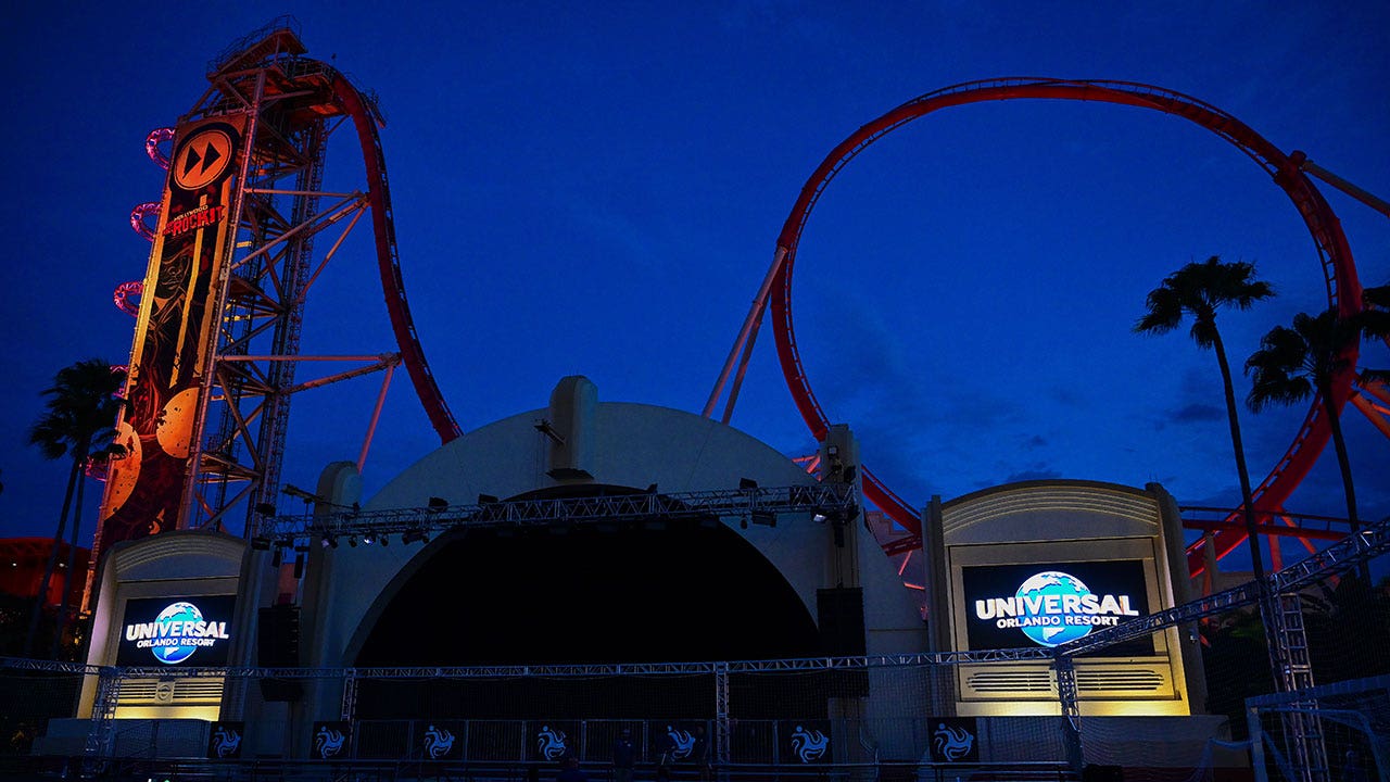 Universal Orlando roller coaster catches fire during demolition
