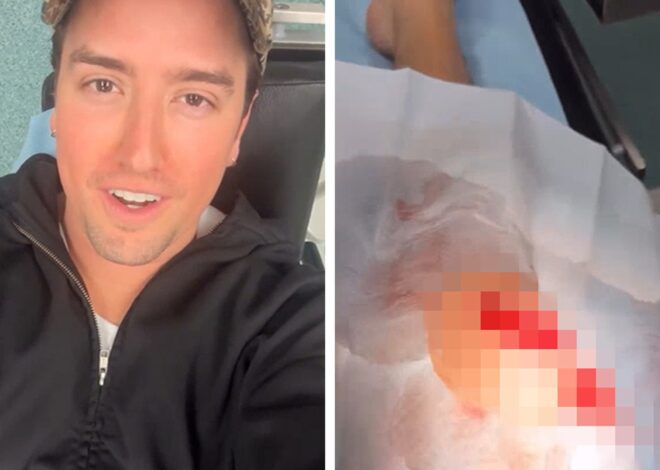 Big Time Rush’s Logan Rushed to Hospital After Slicing Open Knee Onstage, See Pic