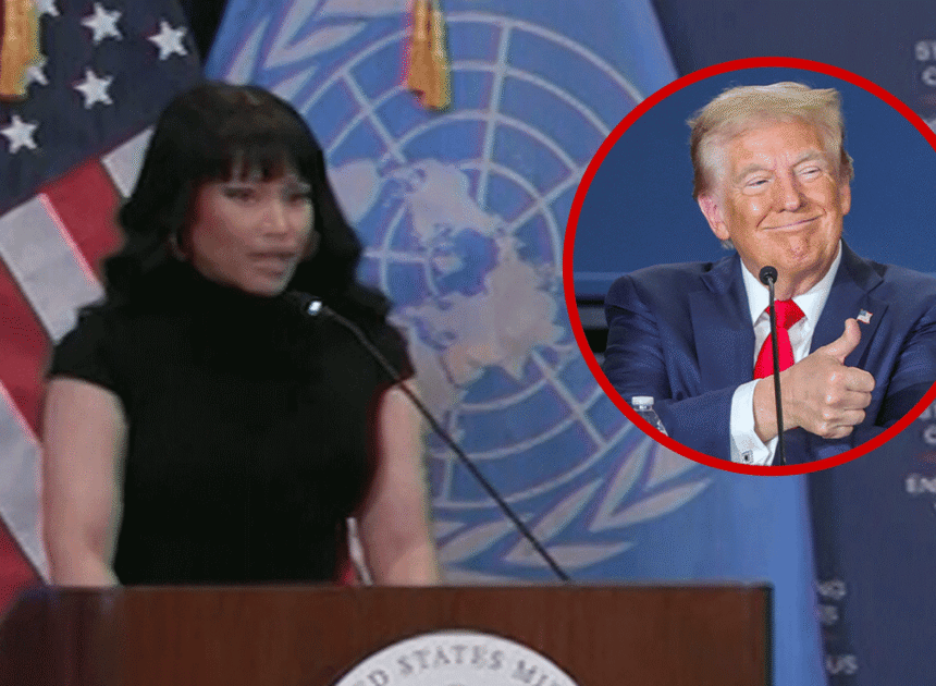 Nicki Minaj Thanks Trump in U.N. Speech But Stresses She’s Not Taking Sides