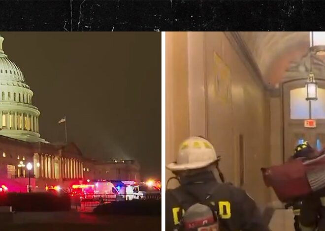 Fire Sparks in US Capitol Subway System, Two Cops Hospitalized