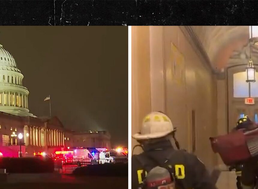 Fire Sparks in US Capitol Subway System, Two Cops Hospitalized