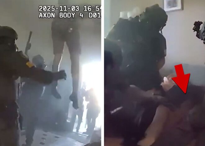 SWAT Team Makes Easy Arrest After Barricaded Suspect Falls Through Ceiling, on Video