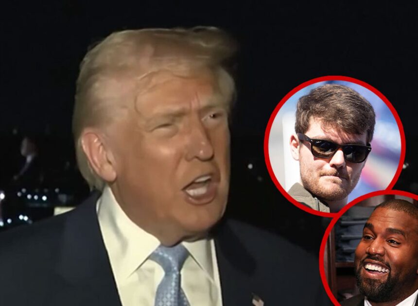 Trump Calls Kanye ‘Somebody’ While Discussing Infamous Nick Fuentes Dinner