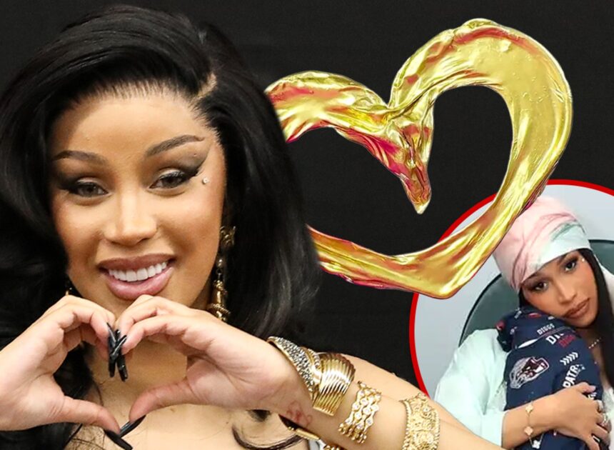 Cardi B Transforms Her Newborn’s Umbilical Cord Into Gold Pendant