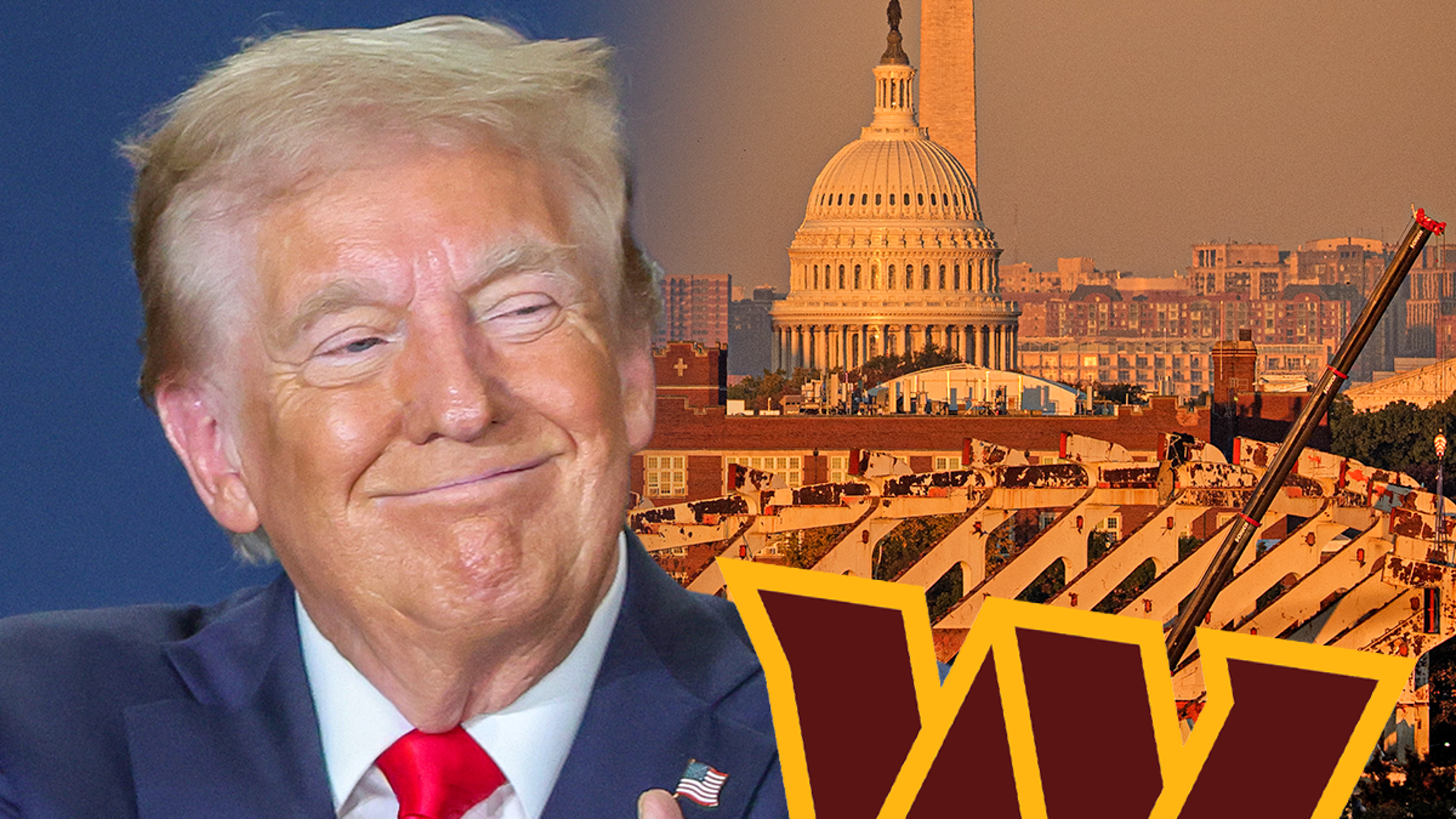 Trump’s Name on New Commanders Stadium Would Be ‘Beautiful,’ White House Says