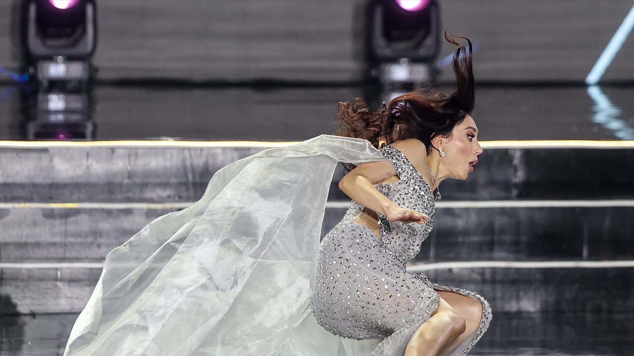 Ukrainian Beauty Queen Caught on Video Taking a Tumble During Miss Earth 2025