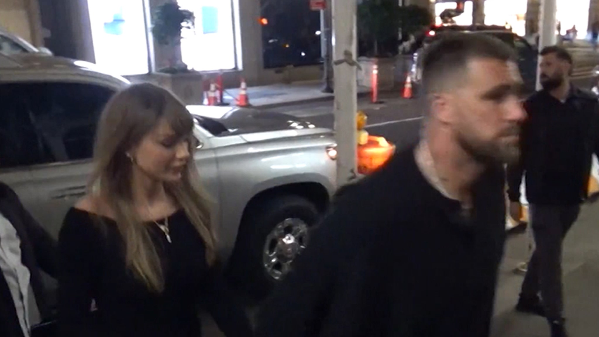 Taylor Swift and Travis Kelce Hold Hands on Dinner Date