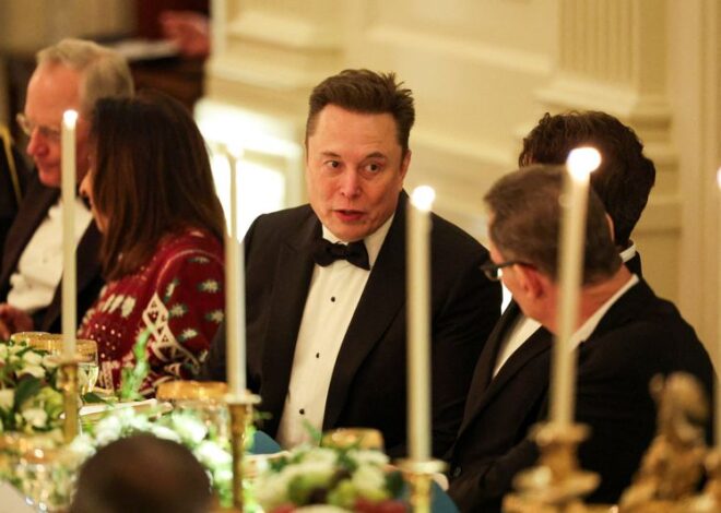 Elon Musk attends Trump's dinner with Saudi crown prince