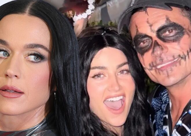 Rachel Lynn Matthews Dresses Up As Katy Perry, Cozies Up to Orlando Bloom